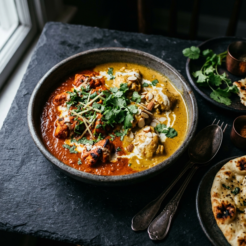 Butter Chicken Rice Bowl